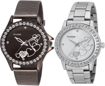 TOREK Stylish Designer Combo of Two latest model KJDHJSB 2239 Watch  - For Women   Watches  (Torek)