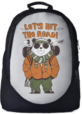 

The Souled Store. Lets Hit The Road Backpack 30 L Backpack(White)
