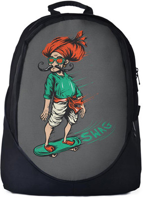 

The Souled Store. Desi Swag Backpack 30 L Backpack(Black)