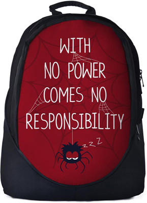 

The Souled Store. No Responsibility Backpack 30 L Backpack(Red)