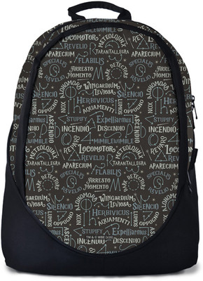 

The Souled Store. Harry Potter: Spells Backpack 30 L Backpack(Grey), Steel grey