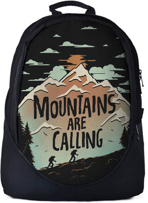 

The Souled Store. Mountains are Calling Backpack 30 L Backpack(Black)