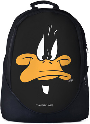 

The Souled Store. Looney Tunes: Daffy Face Backpack 30 L Backpack(Black)