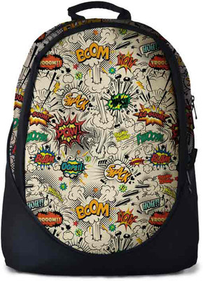

The Souled Store. Superheroes: Boom Boom Pow Backpack 30 L Backpack(Multicolor), Multi color