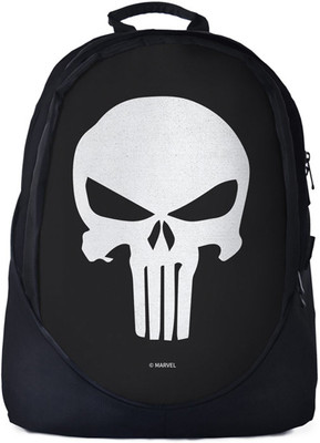 

The Souled Store. Marvel: Punisher Backpack 30 L Backpack(Black)