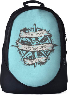 

The Souled Store. Wanderlust Backpack 30 L Backpack(Blue, Black)