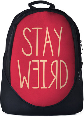 

The Souled Store. Stay Weird Backpack 30 L Backpack(Red)