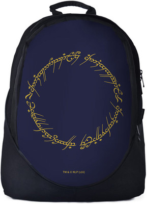 

The Souled Store. LOTR: Ring Inscription (Black) Backpack 30 L Backpack(Black)