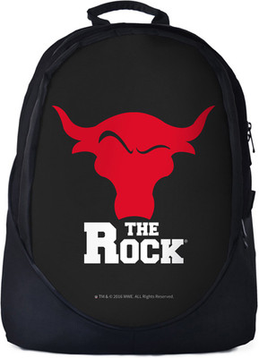 

The Souled Store. WWE: The Rock Backpack 30 L Backpack(Black)