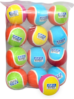 

sbs super BALL2 Tennis Ball(Pack of 12, Multicolor)