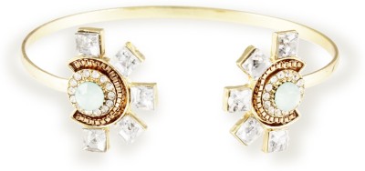 Karatcart Alloy Crystal Gold-plated Charm Bracelet