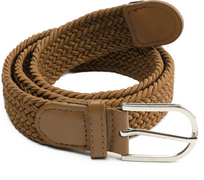 

WINSOME Men & Women Casual Tan Canvas Belt