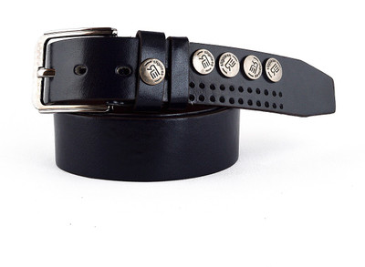 

Milky Way Men Casual, Party, Formal, Evening Black Genuine Leather Belt