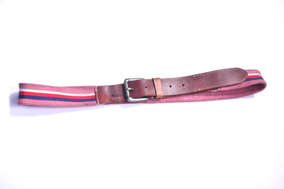

Nikhil Leather Men Multicolor Nylon Belt