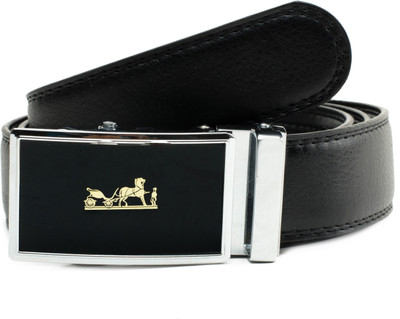 

WINSOME Men Formal Black Artificial Leather Belt