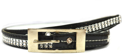 

Imex International Women Casual, Party Black Artificial Leather Belt