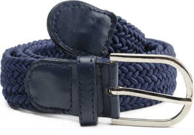 

WINSOME Men & Women Casual Blue Canvas Belt, Navy blue