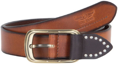 TONY BROWN Men Casual, Party Brown Genuine Leather Belt