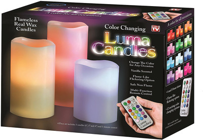 

VibeX ® Led Pillar Candle ,multi-layers Orange brown wax with rustic effect,3 of sets, tall 4",5",6inch, remote and timer light Candle(Multicolor, Pack of 3)