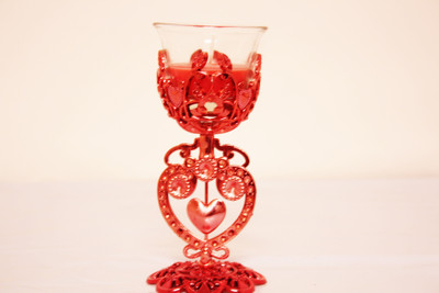 

Mcnt Red standing candle Candle(Red, Pack of 1)