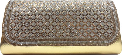 

Oglivay Casual Gold Clutch