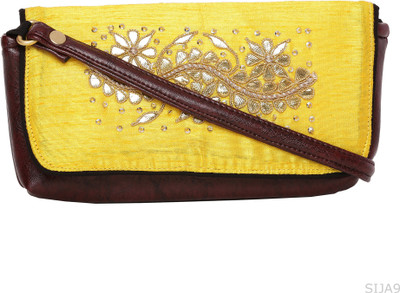 

Hepburnette Party Yellow Clutch
