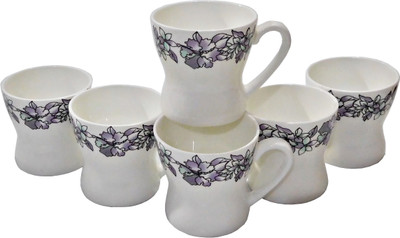 

Reddish Bone China(White, Pack of 6)