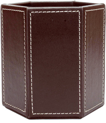 

Scrafts 1 Compartments Leather Pen holder(Brown)