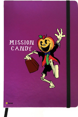 

Hamee A5 Note Book(A5 Kraft Notebook Halloween Edition, Multicolor)