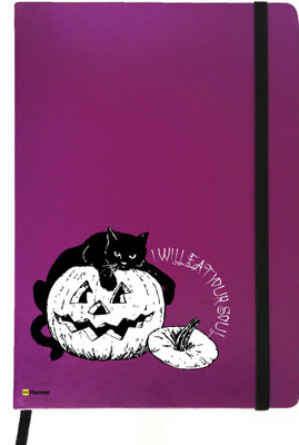 

Hamee A5 Note Book(A5 Kraft Notebook Halloween Edition, Multicolor)