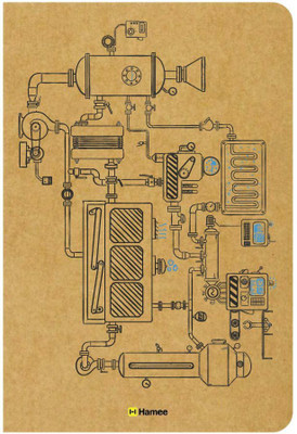 

Hamee A5 Note Book(A5 Kraft Notebook, Multicolor)