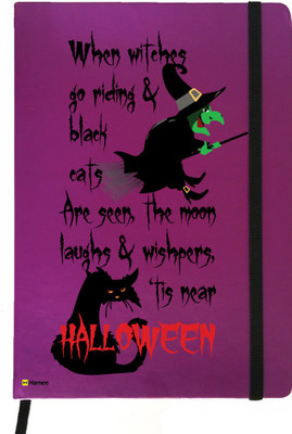 

Hamee A5 Note Book(A5 Kraft Notebook Halloween Edition, Multicolor)