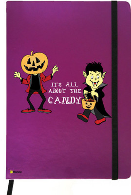 

Hamee A5 Note Book(A5 Kraft Notebook Halloween Edition, Multicolor)