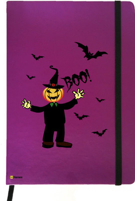 

Hamee A5 Note Book(A5 Kraft Notebook Halloween Edition, Multicolor)