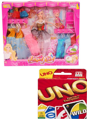 

Kashish Trading Company Kids Doll Houses And (Free Uno Cards Game )(Multicolor)