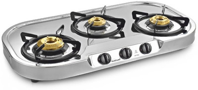 

Sunflame Steel Manual Gas Stove(3 Burners)