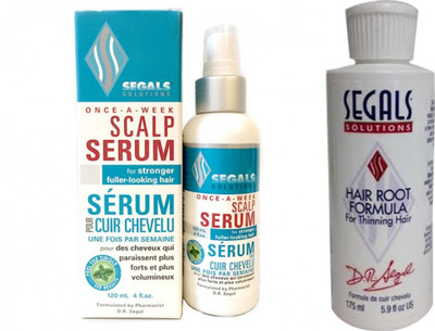 

Segals Solutions Hair Root Formula and Once A Week Scalp Serum [ Combo Pack ](295 ml)