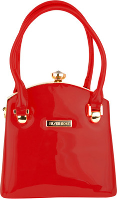 

Silver Rose Hand-held Bag(Red)