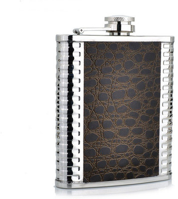 

Skywalk New Snake Skin Pattern 8 Oz (235 Ml) Stainless Steel Beverage Holder Hip Flask(235 ml)