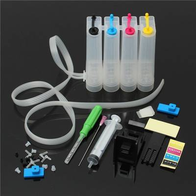 Dubaria Dubaria CISS Ink Tank Kit Universal For HP DeskJet 1000, HP DeskJet 1010, HP DeskJet 1050, HP DeskJet 1510, HP DeskJet 2000, HP DeskJet 2050, HP DeskJet 3050 Printers Black + Tri Color Combo Pack Ink Cartridge