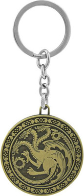 

NeoTask Premium Fire and Blood Targaryen Metal Keychain Key Chain