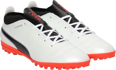 

Puma Boys & Girls Lace Football Shoes(White, White7black-coral