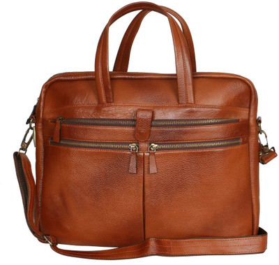 

HICLASS 14 inch Laptop Messenger Bag(Tan)