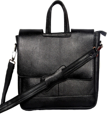 

HICLASS 14 inch Laptop Messenger Bag(Black), Hcl_00062_black