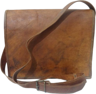 

The Artists Creation 14 inch Laptop Messenger Bag(Brown)