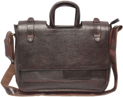 

HICLASS 14 inch Laptop Messenger Bag(Brown), Hcl_0006_brown