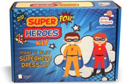 

globe trotters box Superhero 3 in 1 Activity Kit(Blue)