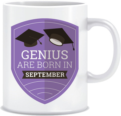 

Everyday Desire Genius are Born in September ED155 Ceramic Mug(300 ml), Multicolor