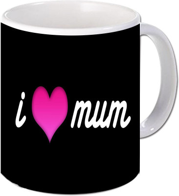 

Maison N Mode I Luv Mum Coffee Ceramic Mug(330 ml), Multicolor