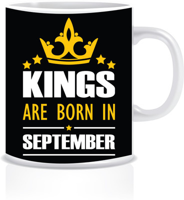 

Everyday Desire Kings are Born in September ED161 Ceramic Mug(300 ml), Multicolor